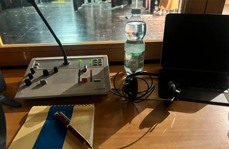 Interpretariato consecutivo a Pistoia per incontri e presentazioni